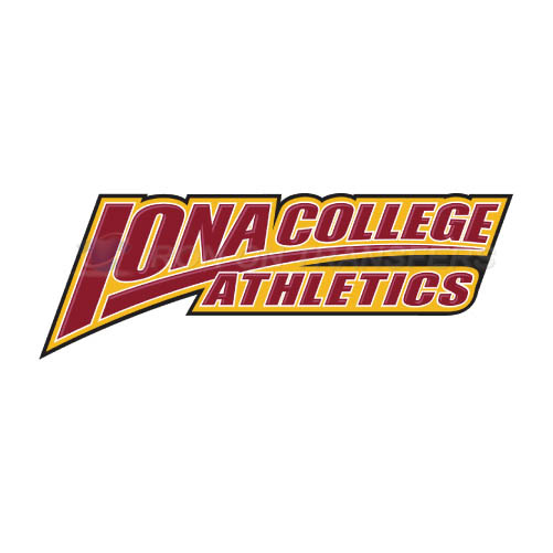 Iona Gaels Logo T-shirts Iron On Transfers N4644 - Click Image to Close